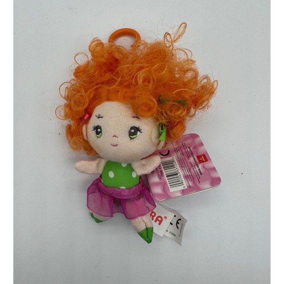 Aurora Other - Aurora Cutie Curls Plush Doll Keychain Orange Curly Hair Green Dress
